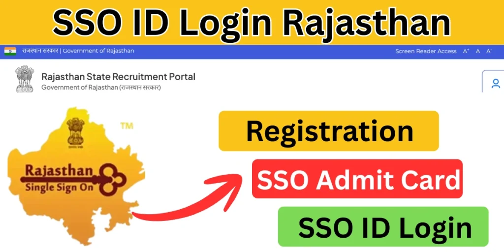 SSO ID Login Rajasthan