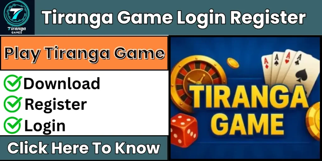 Tiranga Game Login Register